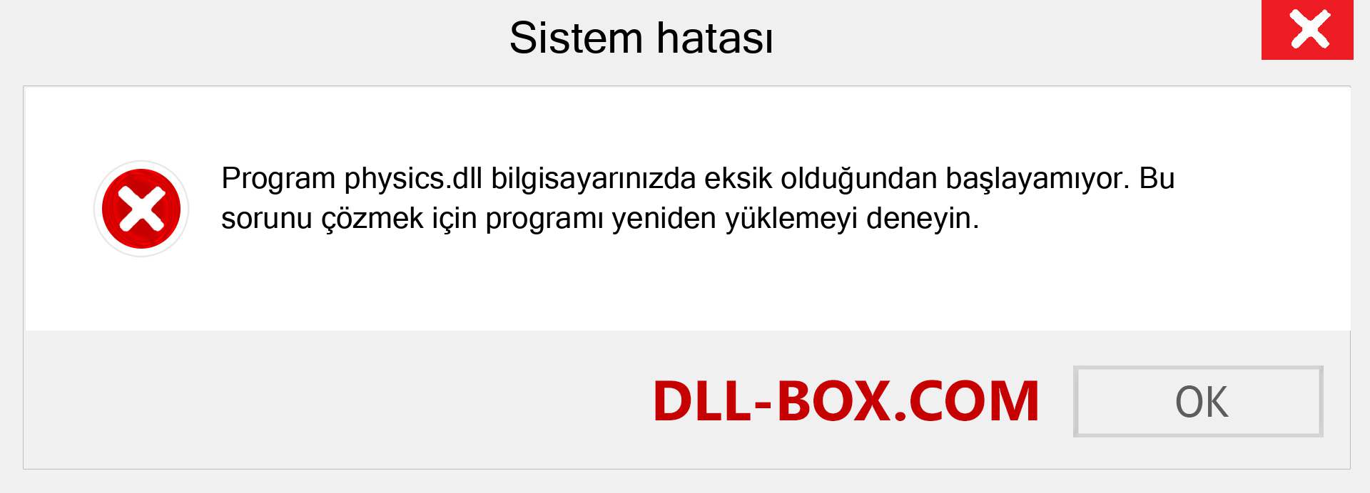 physics.dll dosyası eksik mi? Windows 7, 8, 10 için İndirin - Windows'ta physics dll Eksik Hatasını Düzeltin, fotoğraflar, resimler